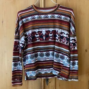 Zara Aztec Print Sweater
